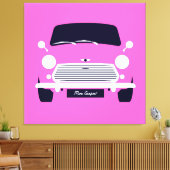 Toile Original Pink Austin Mini Cooper (Insitu(Salon))