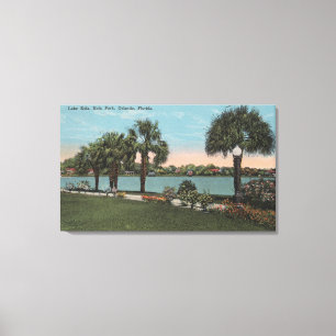 Toile Orlando, la Floride - vue de lac Eola et Eola