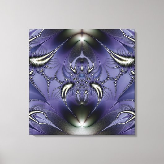 Toile Ornement Violet (Recto)