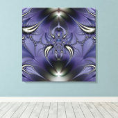 Toile Ornement Violet (Insitu (Plancher de Bois))