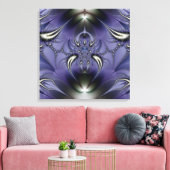 Toile Ornement Violet (Insitu(Salon))