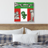 Toile Ornements vintages (Insitu(Chambre))