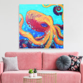 Toile Ornery Octopus Wall Art (Insitu(Salon))