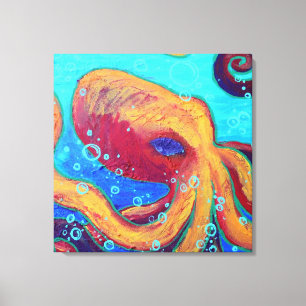 Toile Ornery Octopus Wall Art