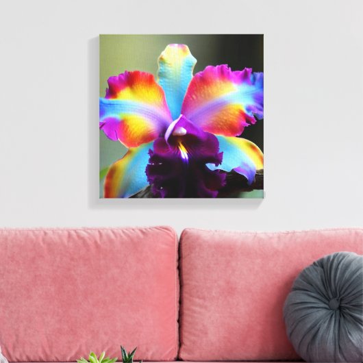 Toile Orquideas colorida (Insitu(Salon))