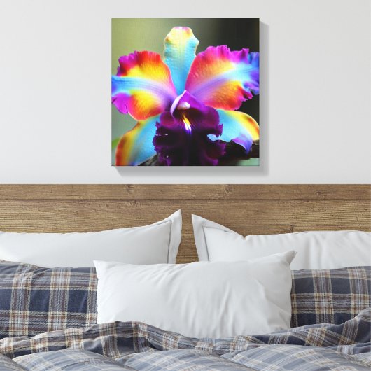 Toile Orquideas colorida (Insitu(Chambre))