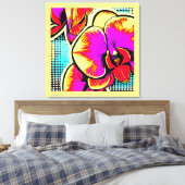 Toile ORQUÍDEAS EM POP-ART - impressão em tela (Insitu(Chambre))