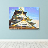 Toile Osaka Castle (Blue sky ver.) (Insitu (Plancher de Bois))