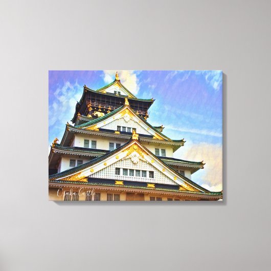 Toile Osaka Castle (Blue sky ver.) (Recto)