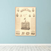 Toile Osborn Manufacturing Company (Insitu (Plancher de Bois))