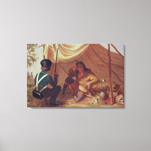 Toile Osceola en captivité, vers 1837 (Recto)