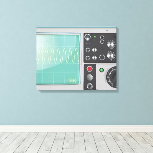 Toile Oscilloscope (Insitu (Plancher de Bois))