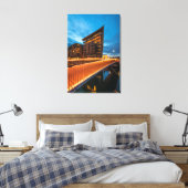 Toile Oslo la nuit, Norvège (Insitu(Chambre))