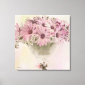 Toile Ostéospernum rose (Recto)