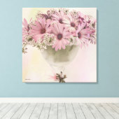 Toile Ostéospernum rose (Insitu (Plancher de Bois))