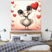 Toile Ostrich Love 1 (Insitu(Chambre))