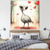 Toile Ostrich Love 2 (Insitu(Chambre))