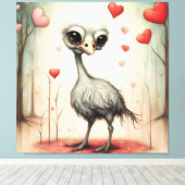 Toile Ostrich Love 2 (Insitu (Plancher de Bois))