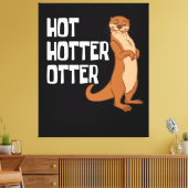 Toile Otter et loutres de mer Otter Hot Hotter (Insitu(Salon))