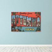 Toile Ottumwa, IowaGrandes lettres ScènesOttumwa, IA (Insitu (Plancher de Bois))