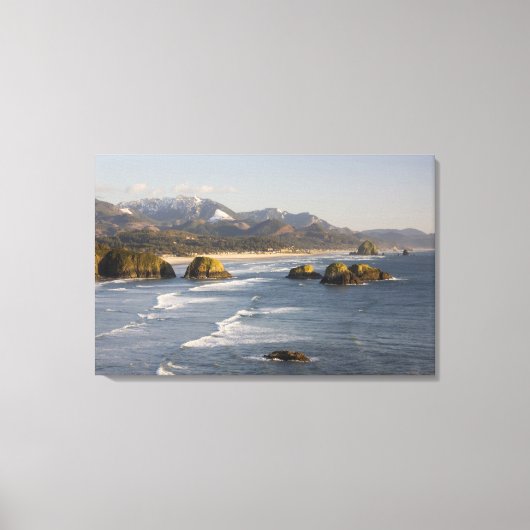 Toile OU, Côte de l'Oregon, Parc d'état Ecola, vue (Recto)