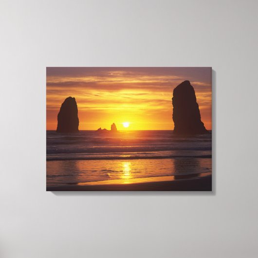 Toile OU, Côte de l'Oregon, Plage de Cannon, (Recto)