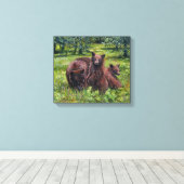 Toile "Où est Goldilocks?" (Insitu (Plancher de Bois))