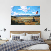 Toile Où le drapeau flotte encore (Insitu(Chambre))