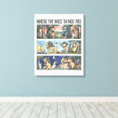 Toile Où Les Choses Sauvages Sont Des Scènes (Insitu (Plancher de Bois))