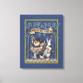 Toile Où les choses sauvages sont graphiques (Recto)