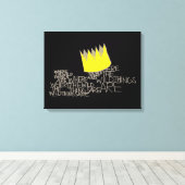 Toile Où sont les choses sauvages | Couronne (Insitu (Plancher de Bois))