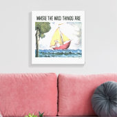 Toile Où Sont Les Choses Sauvages | Scène 5 (Insitu(Salon))