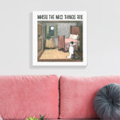 Toile Où Sont Les Choses Sauvages | Scène 7 (Insitu(Salon))