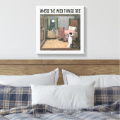 Toile Où Sont Les Choses Sauvages | Scène 7 (Insitu(Chambre))