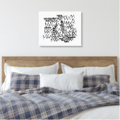 Toile Où sont les monstres | Max à répétition (Insitu(Chambre))