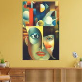 Toile Où vivent les idées (Insitu(Salon))