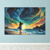 Toile Où vont les rêves (Insitu (Plancher de Bois))