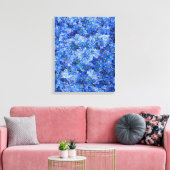 Toile Oublie-moi pas Motif de fleurs (Insitu(Salon))