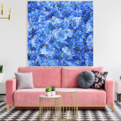 Toile Oublie-moi pas Motif de fleurs (Insitu(Salon))
