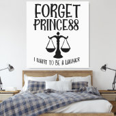 Toile Oubliez la princesse (Insitu(Chambre))