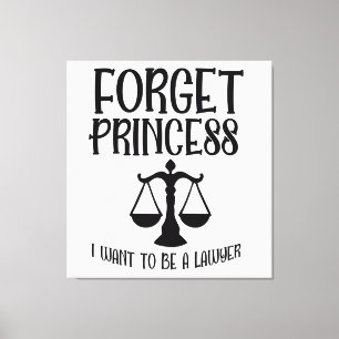Toile Oubliez la princesse