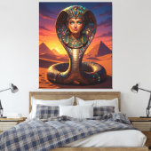 Toile Oudjat – Déesse cobra égyptienne´7 (Insitu(Chambre))