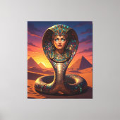 Toile Oudjat – Déesse cobra égyptienne´7 (Recto)