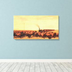 Toile Ouest américain vintage, retenu par NH Trotter