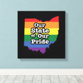 Toile Our State of Our Pride Ohio (Insitu (Plancher de Bois))