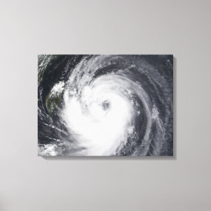 Toile Ouragan Chaba dans l'océan pacifique occidental