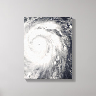 Toile Ouragan Jangmi outre de Taïwan et des Philippines
