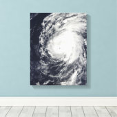 Toile Ouragan Neki à l'ouest d'Hawaii (Insitu (Plancher de Bois))