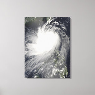 Toile Ouragan Nuri au-dessus des îles philippines