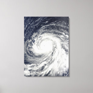 Toile Ouragan superbe Choi-WAN au-dessus des îles